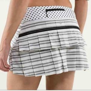 Rare Lululemon Striped Tennis Skirt